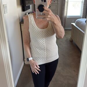 Simply Vera Vera Wang Crocheted Tank Top